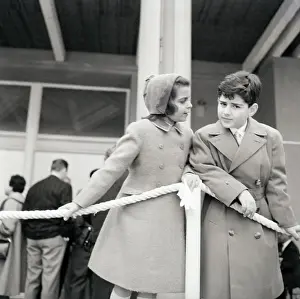 Wealthy People Prints: Christine and Alexander Onassis on Yacht