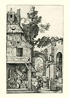 Agricultural Building Prints: Christmas or Christs birth