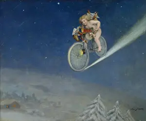 Bicycle Prints: Christmas Delivery