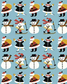 Santa Prints: Christmas Pattern