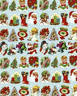 Santa Prints: Christmas Pattern