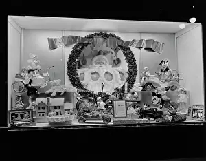 File 51 2460 Prints: Christmas Toy Window Display
