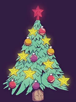 Season Gallery: Christmas Tree Illustration