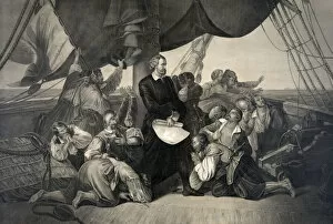 Christopher Columbus (1451-1506) Gallery: Christopher Columbus Discovering America