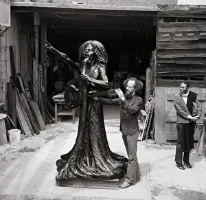 Jamaican Prints: Christopher Gonzalez Examines Bob Marley Monument Which He Created