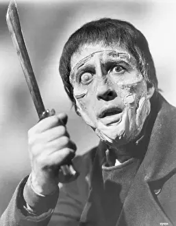 Ugliness Prints: Christopher Lee as Frankenstein's Creature