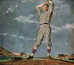 Arc0006085 Prints: Christy Mathewson Painting