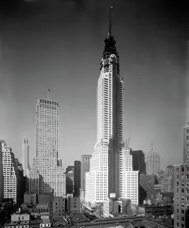 Chrysler Building Under Construction