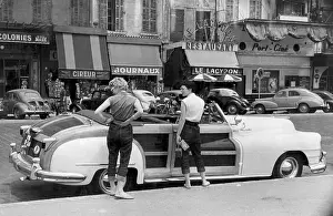 M Mot Scen Prints: Chrysler Convertible