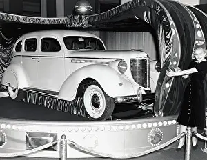 Chrysler Sedan on Turntable Display