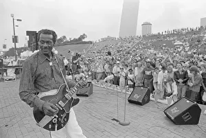 Chuck Berry Performing in Saint Louis