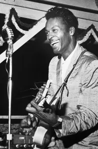Portsmouth Prints: Chuck Berry Playing the Guitar