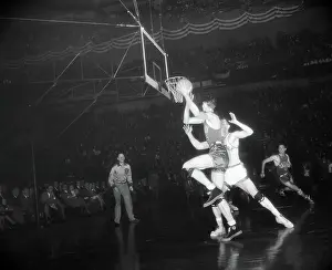 Chuck Halbert Stretching for Basket