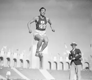1932 Olympic Games Los Angeles Prints: Chuhei Nambu Competes in 1932 Olympics