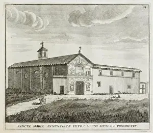 Gods House Prints: The church of Annunziatella is a Catholic place of worship in Rome