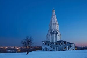 Images Dated 8th February 2016: The Church of the Ascension in Kolomenskoye in winter