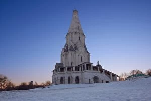 Images Dated 8th February 2016: The Church of the Ascension in Kolomenskoye in winter