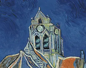 The Church at Auvers, by Vincent Van Gogh, 1890, 19th Century, oil on canvas, cm 94 x 74