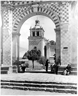 Copacabana Prints: Church in Copacabana, Bolivia