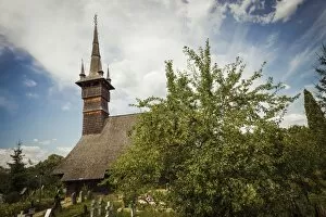 Images Dated 5th August 2015: Church of the Holy Archangels in Rogoz near Targu Lapus, Maramures Region, Romania