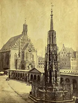 Albums Prints: The Church of Our Lady and Beautiful Fountain