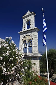 Church at Loustri village, Corfu Island