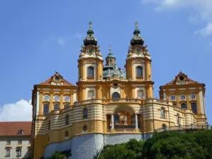 Danube River Collection: The church of Melk abbey, Austria