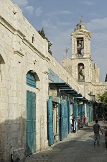 Churches Prints: Church of the Nativity of Jesus in Bethlehem, Israel, Middle East
