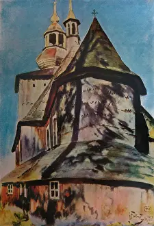 Polish Prints: Church Near Krakow, 1913 (1934)