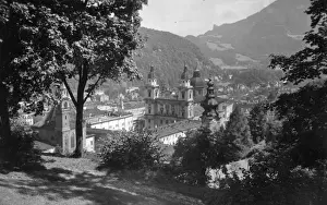 Landscape Europe T Prints: Church At Salzburg