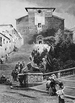 Artistically Prints: The Church of Santa Maria in Aracoel