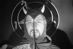Costume Prints: Church of Satan Founder Anton LaVey in Costume
