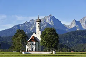 Steeples Prints: Church of St. Coloman or Colomanskirche