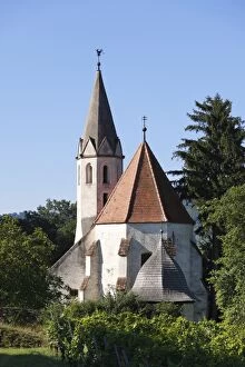 Travel with Martin Siepmann Collection: Church of St. Johann in Mauerthale, Wachau, Mostviertel, Lower Austria, Austria, Europe