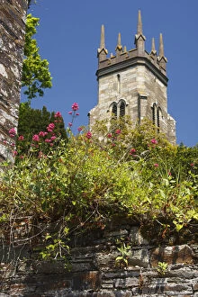 Images Dated 10th April 2016: Church Tower In Castletownsend Village In West Cork