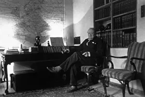 Furniture Prints: Churchill At Home