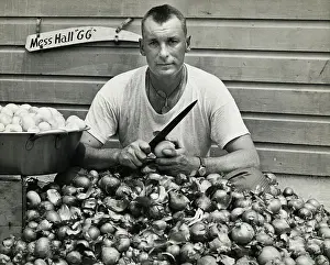 Peeling Prints: Churchill's Cousin Peeling Onions
