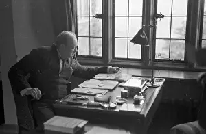 Desk Prints: Churchill's Desk