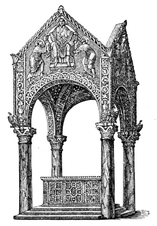 Mosaic Collection: Ciborium in Basilica of Saint Ambrogio