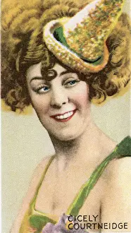 Cicely Courtneidge, Champions of Screen & Stage, collectible Gallaher cigarette card, 1935