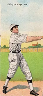 Cigarette Card Of Johnny Kling