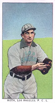 Arc0017019 Prints: Cigarette Card Of Los Angele's Frank Roth