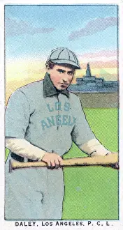 Cigarette Card Of Los Angele's Tom Daley