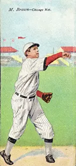 Cigarette Card Of Mordecai Brown