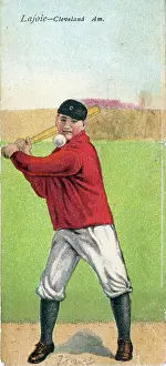 Prints of Metamorphic baseball card (from the American Tobacco Company's Mecca brand cigarettes) features baseball player Napoleon Lajoie, of the Cleveland, 1911. (Photo by Transcendental Graphics/Getty Images) Step Back in Time with Iconic Collectible Cards: Cigarette Card Of Nap Lajoie
