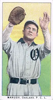 Arc0017019 Prints: Cigarette Card Of Oakland's George Manush
