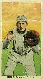 Cigarette Card Of Oakland's Mitzie