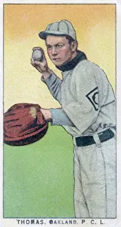 Arc0017019 Prints: Cigarette Card Of Oakland's Thomas