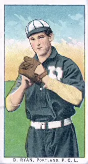 Arc0017019 Prints: Cigarette Card Of Portland's D Ryan