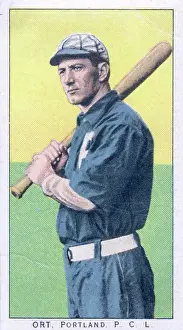 Prints of Cigarette card (from the Obak Tobacco Company) depicts baseball player George Ort, of the Pacific Coast League's Portland team, 1910. (Photo by Transcendental Graphics/Getty Images) Step Back in Time with Iconic Collectible Cards: Cigarette Card Of Portland's George Ort